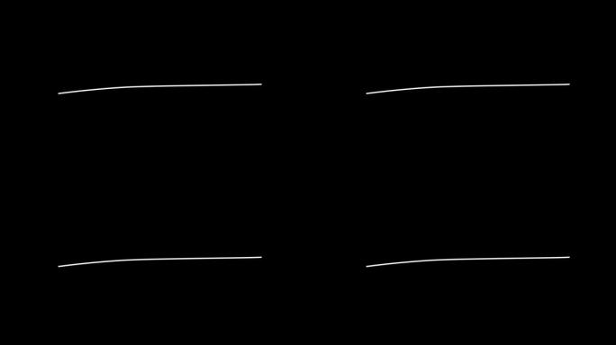 在黑色高清背景上逐渐出现手绘线