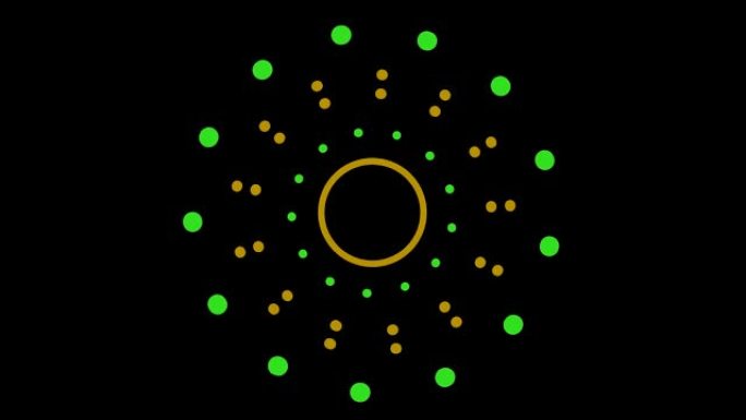 4k视频模型的频闪和催眠效果，在16:9视频格式。