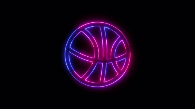 美丽的黑色背景篮球球图标
