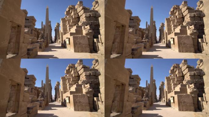 卡纳克寺在卢克索,埃及.