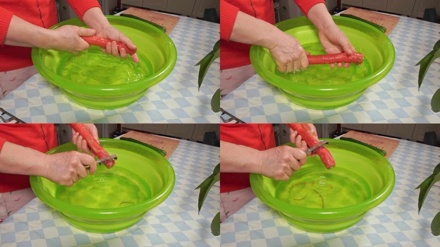 削皮刀削胡萝卜皮处理红萝卜 (2)
