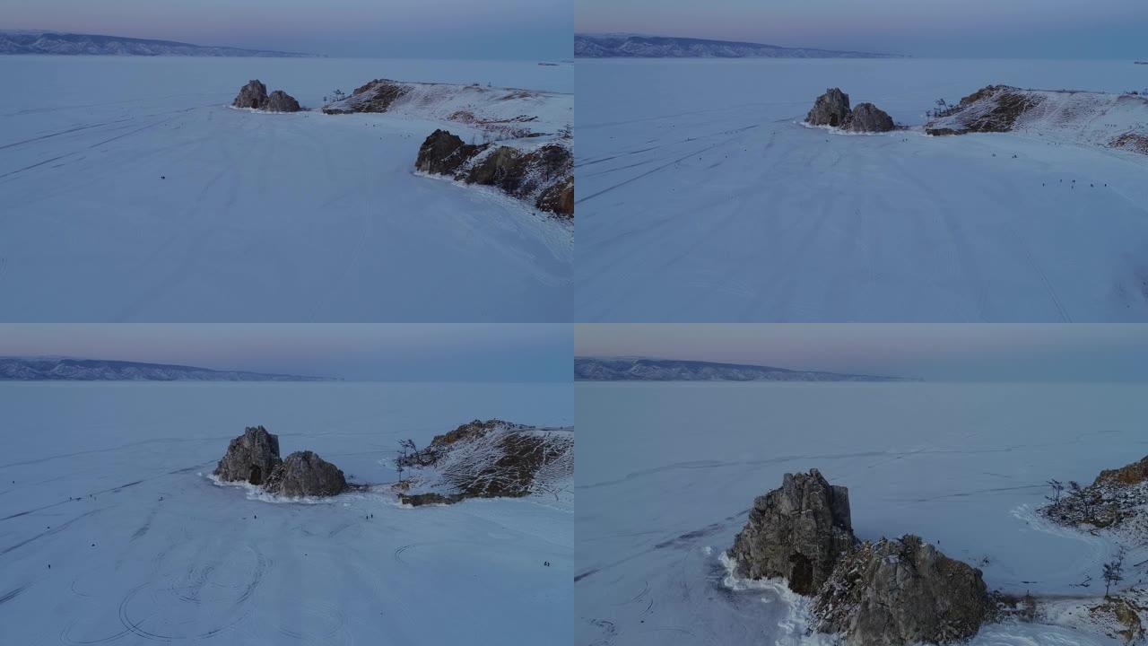 贝加尔湖冬季的冰与环境