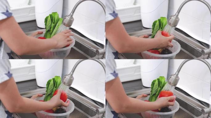 洗手蔬菜洗手蔬菜