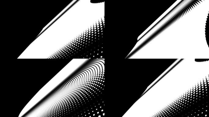 3d rendering of a motion graphic transition effect