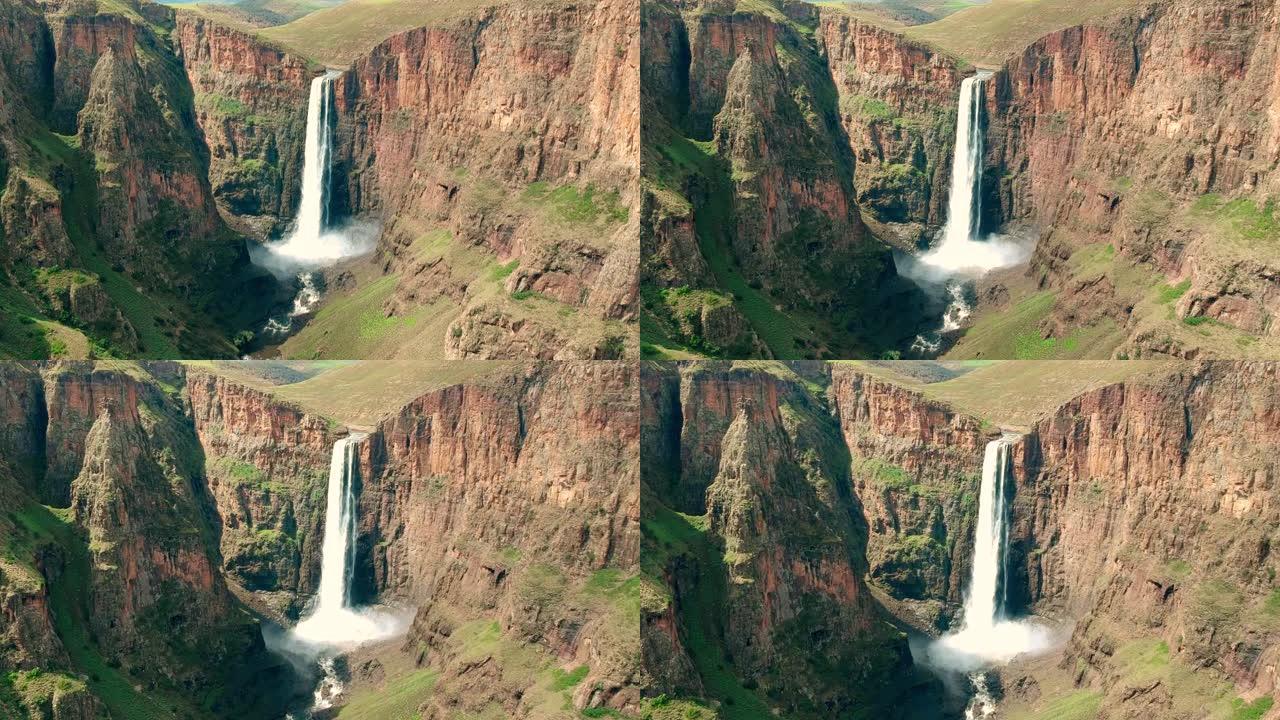 Maletsunyane Falls, Lesotho Aerial View