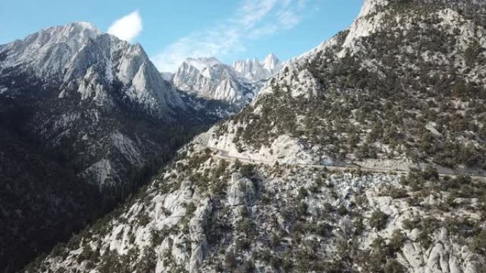 雪山路鸟瞰图