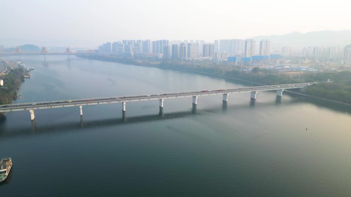 柳州河东大桥航拍