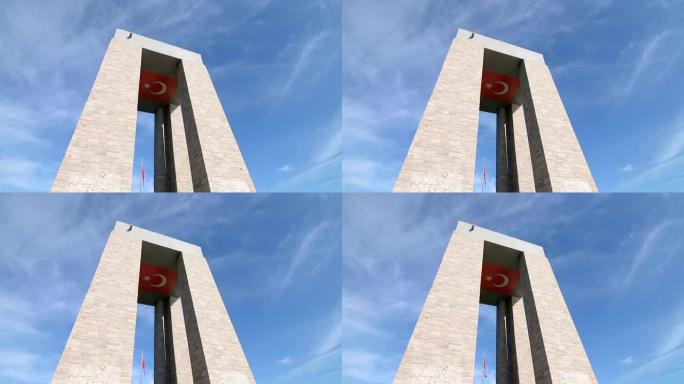 土耳其独立战争烈士纪念碑在加里波利