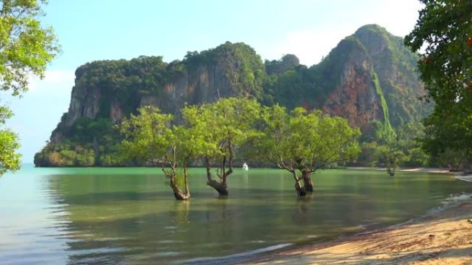 泰国甲米令人惊叹的风景和海滩