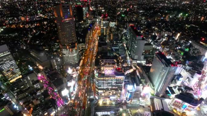 涩谷夜晚的市容 | 缩小
