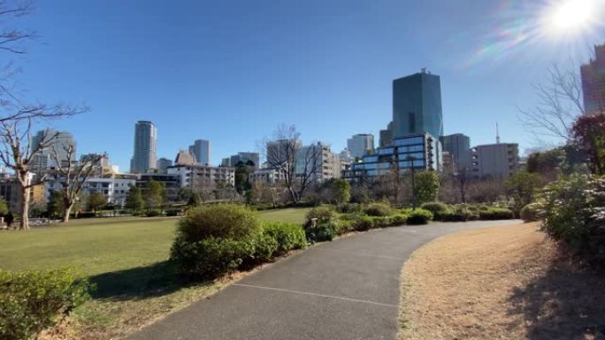 日本东京公园景观日