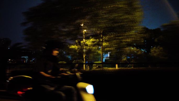 城市夜景开车视频素材90