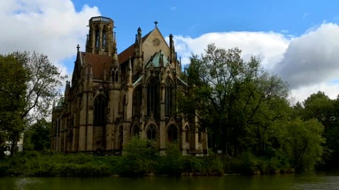 德国巴登-符腾堡州斯图加特的圣约翰教堂。