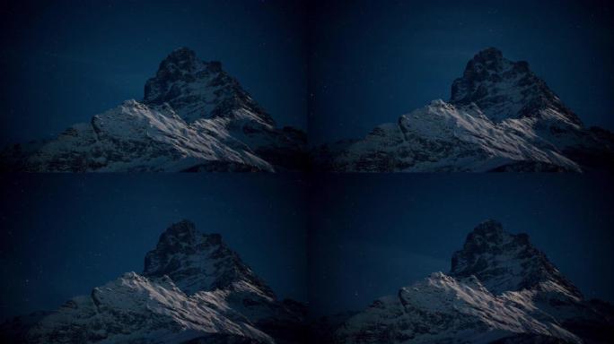 《群山之上的夜空》，4K超高清延时。