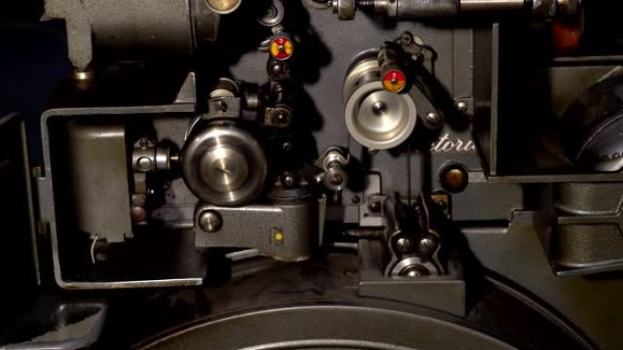 电影放映机4K机器齿轮机械