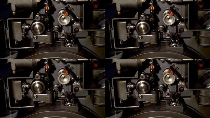 电影放映机4K机器齿轮机械