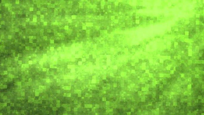 4k抽象绿色缎面背景与正方形