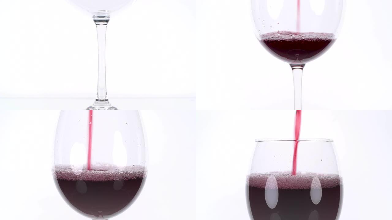 红葡萄酒垂直红葡萄酒