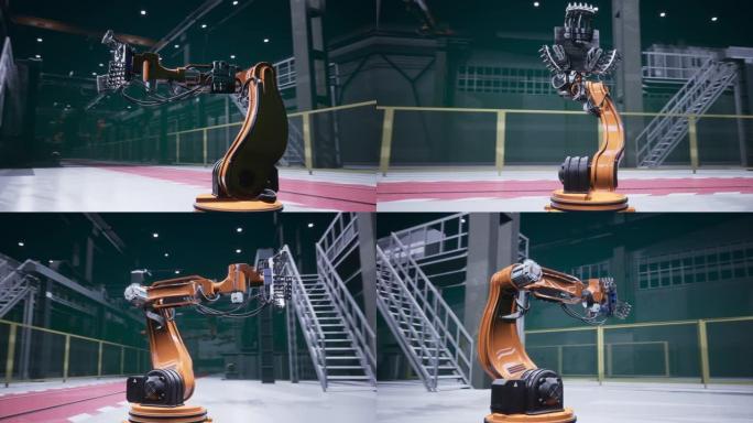 未来工厂中的机器人