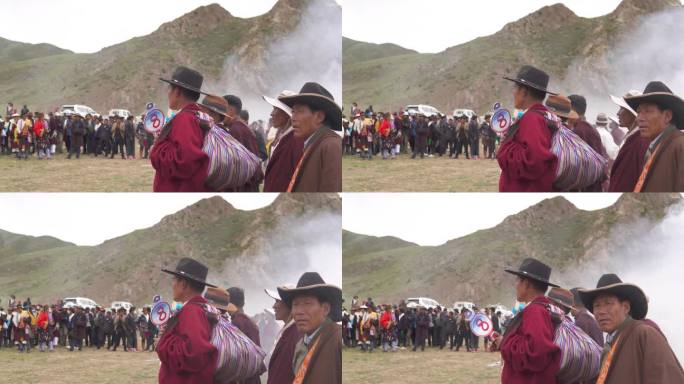 看赛马节 赛马节开幕式 西藏热闹节日