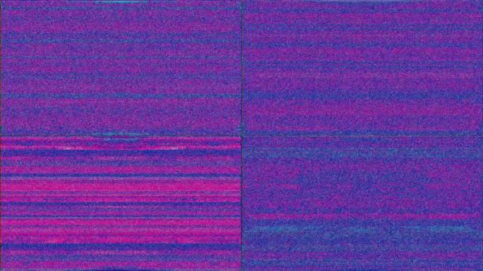 数字生成的抽象素材，虹彩数据崩溃视频fx