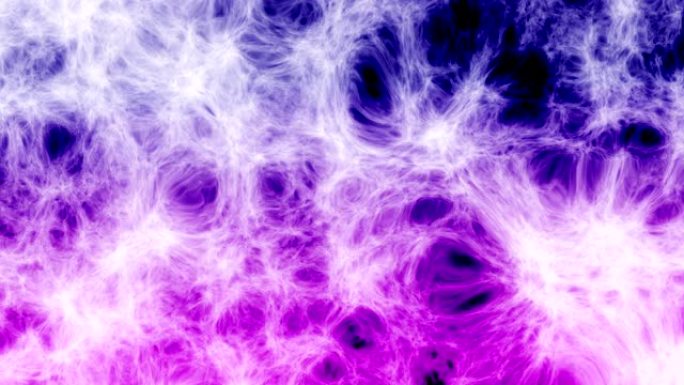 烟熏辉光粒子混合运动运动上的抽象渐变蓝色和紫色。