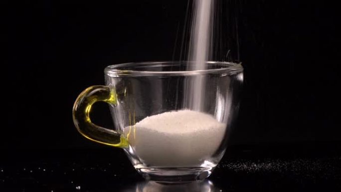 Psuing lot of Sugar in coffee cup