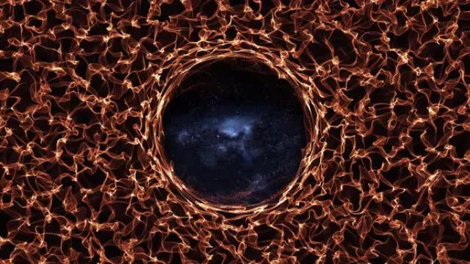 通过开放的黑洞观察新宇宙的抽象概念