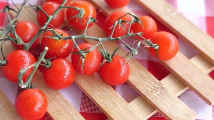 樱桃番茄视频素材烹饪烘焙切片健康