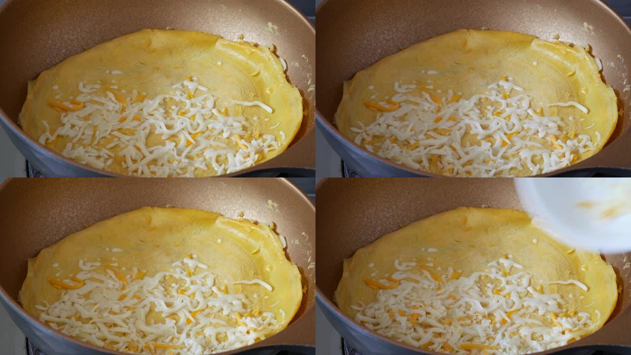 奶酪煮鸡蛋点缀搭配
