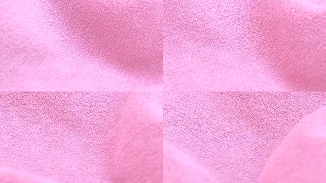 粉色布料纹理背景