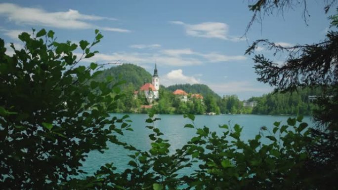 斯洛文尼亚的布莱德湖风景