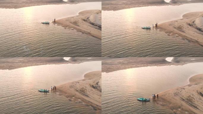 在泰米尔纳德邦沿海村庄对渔民和渔船进行空中无人机射击