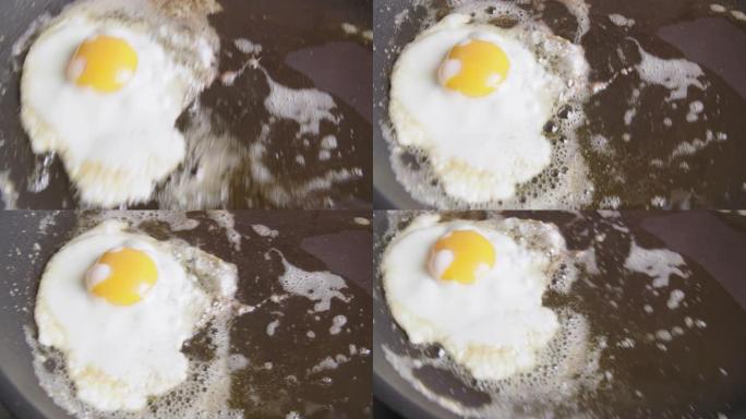 用黄油煎鸡蛋荷包蛋煎蛋