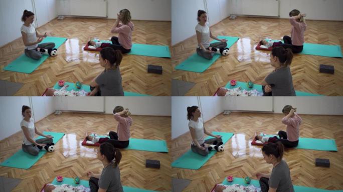 初生婴儿的第一堂瑜伽