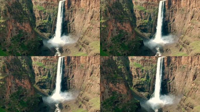 High Drop Waterfall Maletsunyane Falls, Lesotho.