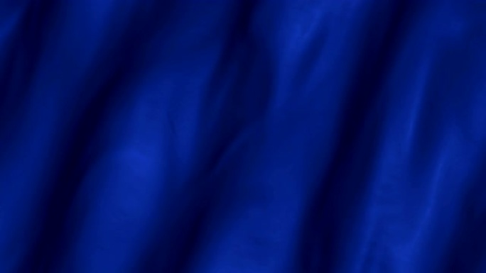 蓝色挥舞旗帜4K布料丝绸风