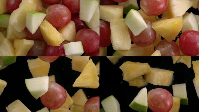 空气中的健康水果混合物
