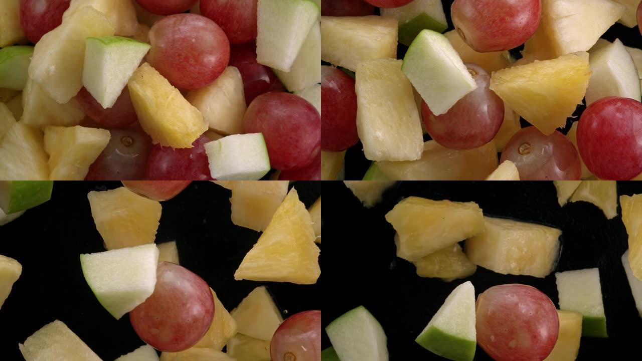 空气中的健康水果混合物