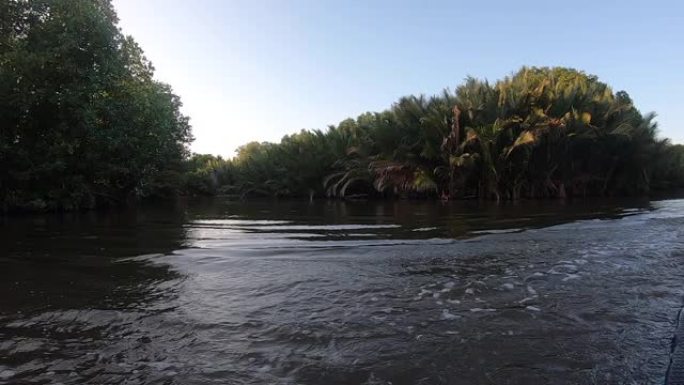 泰国木筏河景红树林之旅