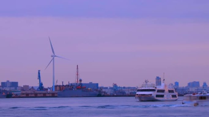 海洋的横滨和游船发电场发电机游船