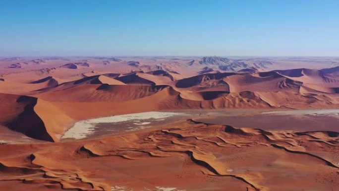 纳米比亚沙漠沙丘无人机4k飞行视频纳米比亚