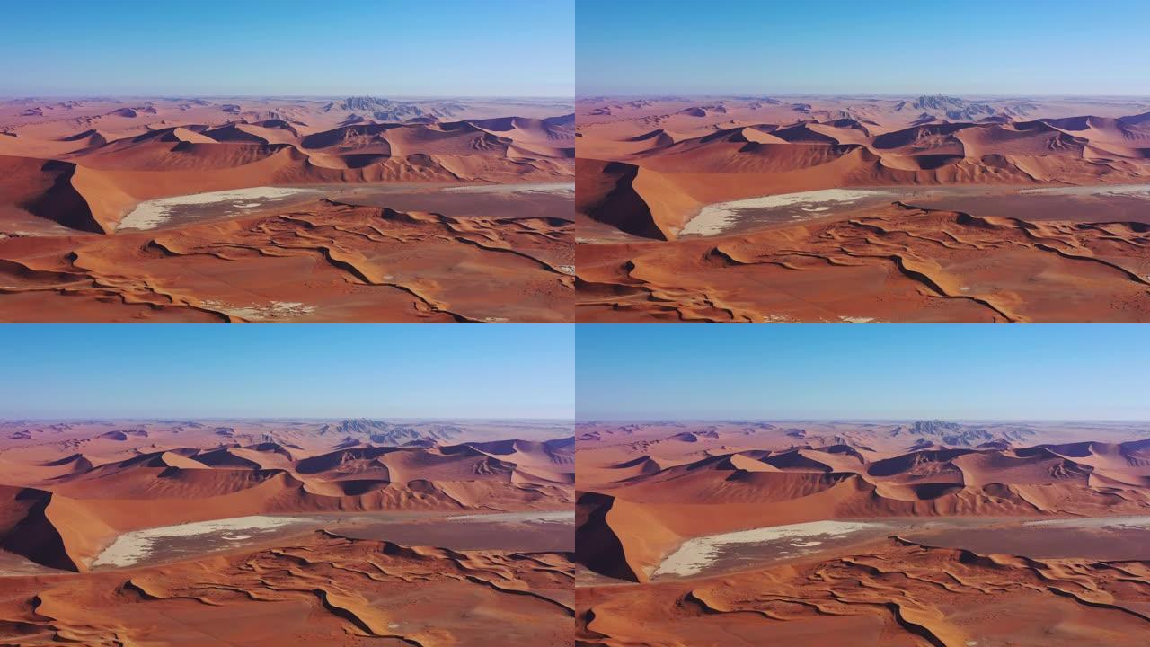 纳米比亚沙漠沙丘无人机4k飞行视频纳米比亚