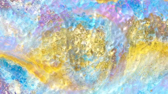 抽象液波彩色背景。纹理。熔岩，牛轧糖，焦糖，琥珀蜂蜜，油