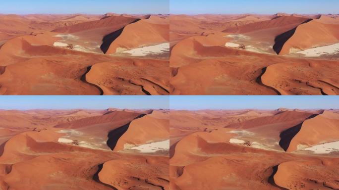 纳米比亚Sossusvlei Namb沙漠沙丘无人机4k飞行视频