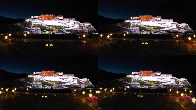 拉萨车流 拉萨旅客 拉萨地标 拉萨城市