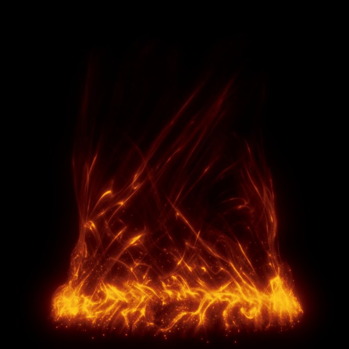 火焰魔法能量螺旋龙卷光柱带通道