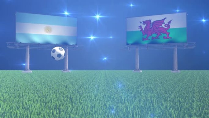 阿根廷足球vs威尔士vs.