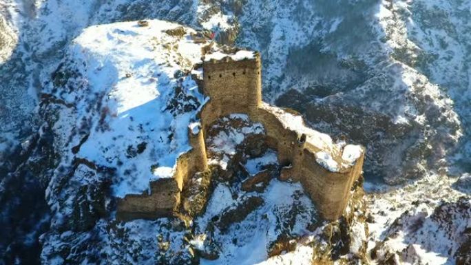 Devil's Castle Aerial view, Ardahan