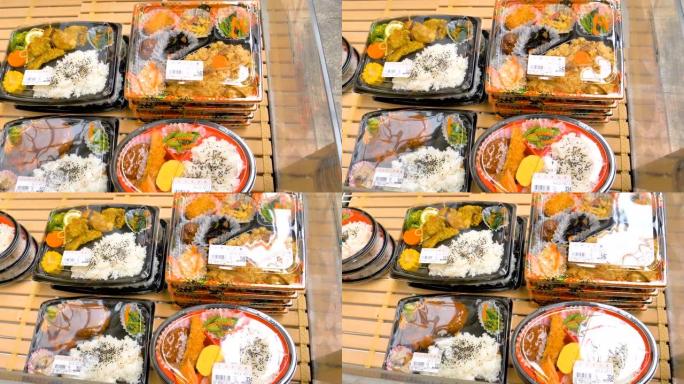 日本大阪塑料包装内的全套食品